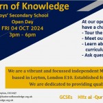 2024 Open Day Flyer